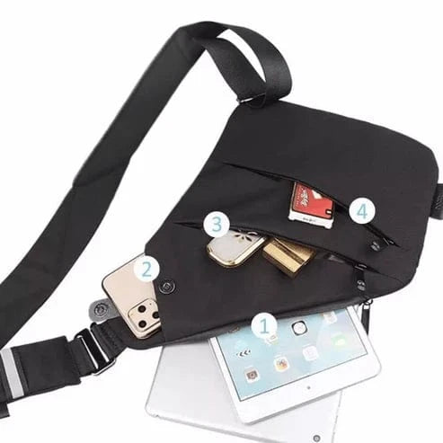Säker crossbody-väska