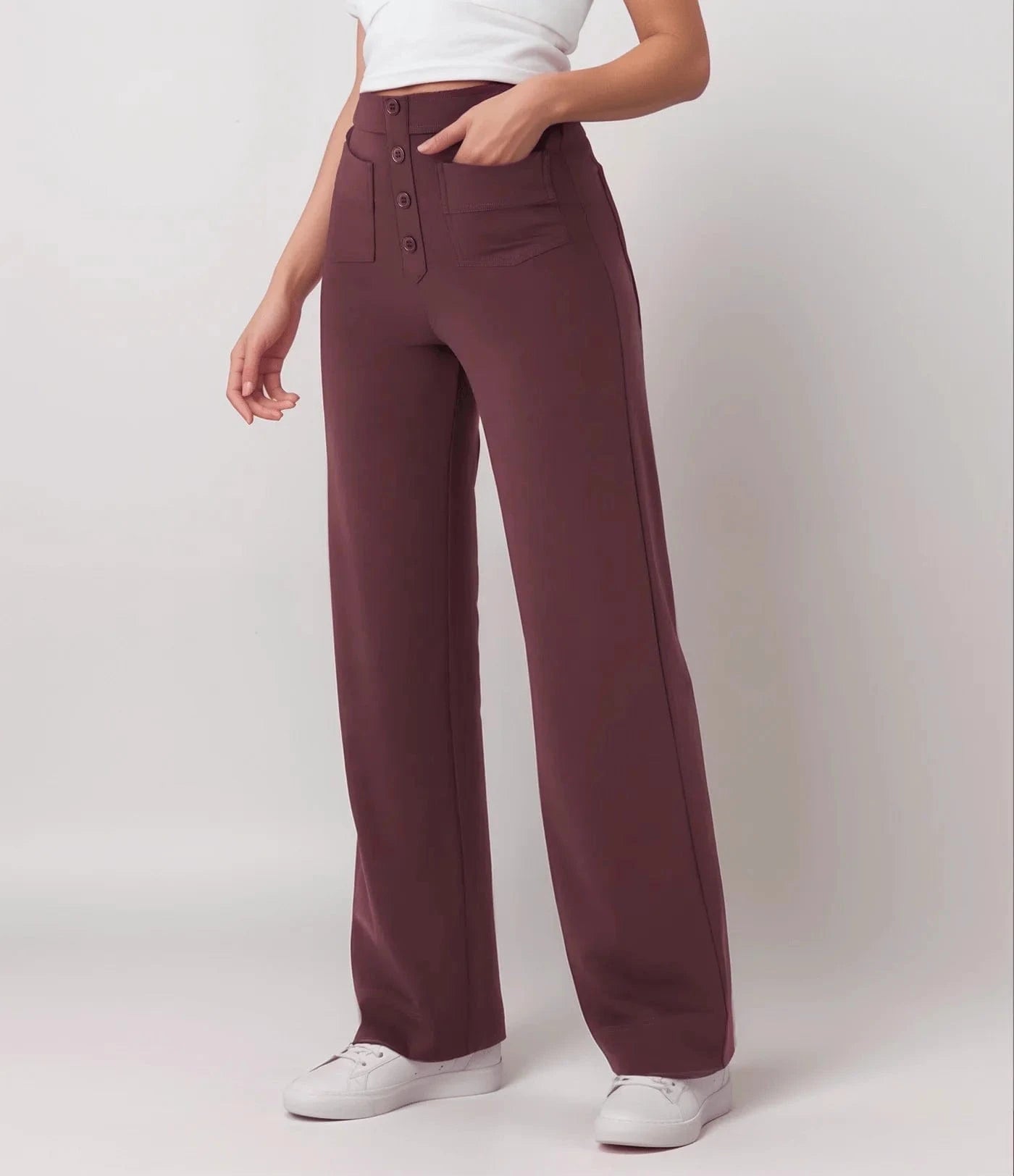 Comfort+ byxor med hög midja