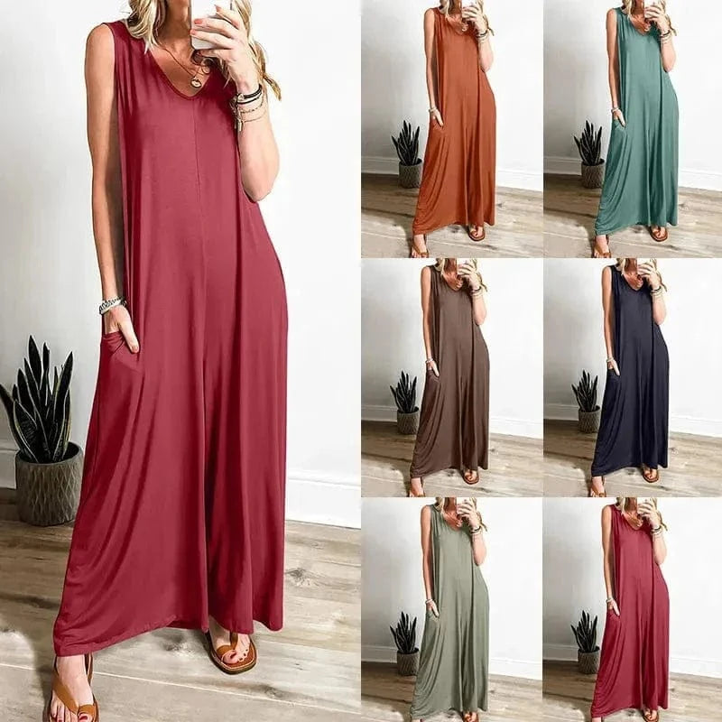 Flödig och avslappnad jumpsuit