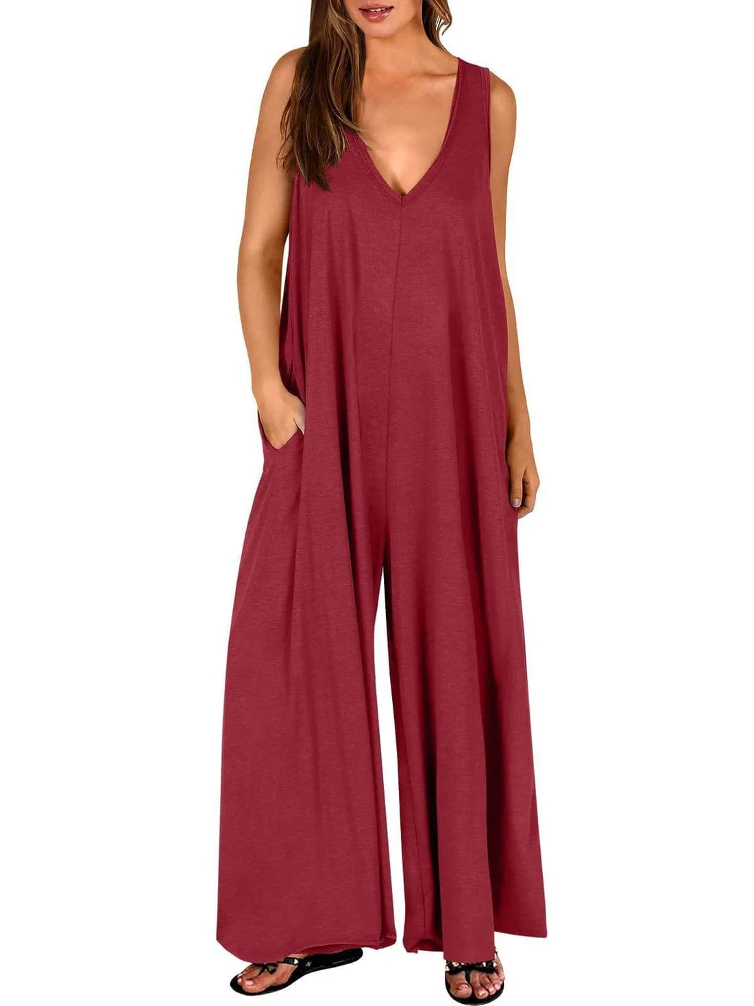 Flödig och avslappnad jumpsuit