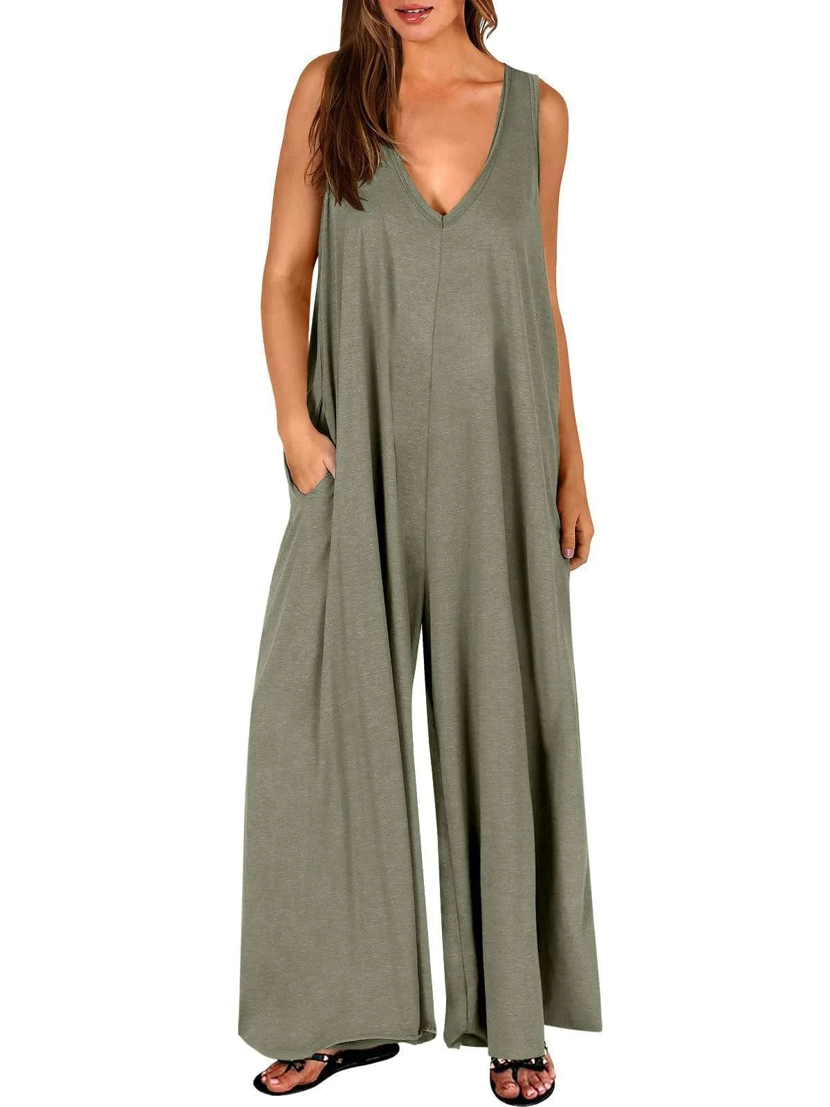 Flödig och avslappnad jumpsuit