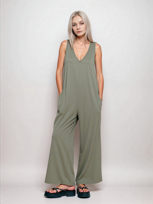 Flödig och avslappnad jumpsuit