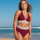 Skulpterande elegant bikini med hög midja